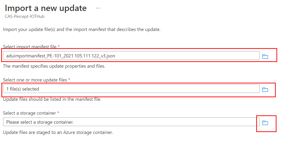 Creating the Import