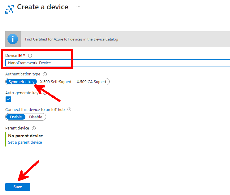 Creating the IoT Device