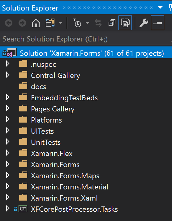 Solution Explorer