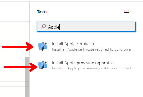 Apple Cert Tasks